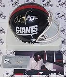 Harry Carson Hand Signed Giants Mini Helmet
