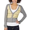 Mossimo Supply Co. Juniors Plaid Cardigan - Grey