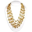HinsonGayle "Daphne" Five-Strand Pearl and Citrine Necklace