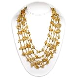 [Fire Sale] HinsonGayle Daphne Five-Strand Pearl and Citrine Necklace
