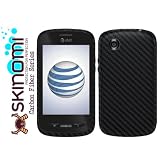 Skinomi TechSkin - Black Carbon Fiber Film Shield & Screen Protector for AT&T Avail