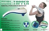 Handheld Percussion Massager Dual Tapper