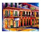 New Orleans Night Magic Places Poster Print by Diane Millsap, 8x10