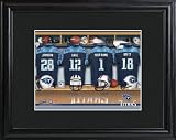 Personalized Tennessee Titans NFL Locker Print with Matted Frame