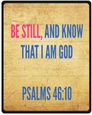 Good Quantity Be still and know that I am God Psalm 46 £º10 Blanket 40" x 50" Fleece Blanket (Small)