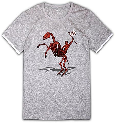 Desin Creatr Mens Travis Scott Redeo Customized O-Neck T Shirts Light Grey XXXL