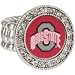 Licensed Ohio State University Buckeyes Crystal Studded OSU College Stretch Ring