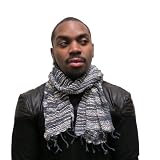 Ton Fai Free Weave Scarf- Charcoal
