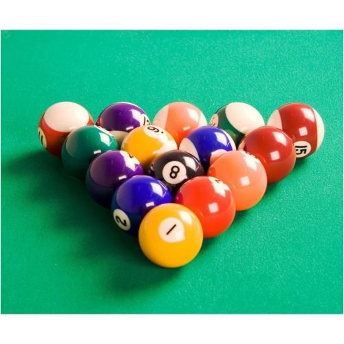 Satz Billardkugeln, Nummern- & Queueball 52,5mm