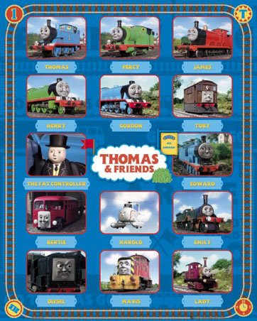 Thomas and Friends Thomas the Tank Engine TV 40x50cm Mini Poster