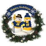 Jimmie Johnson Snowman Wreath