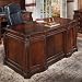 Bordeaux Cherry 66'' Executive Desk Balmoor Collection by DMI Furniture - 7688-34
