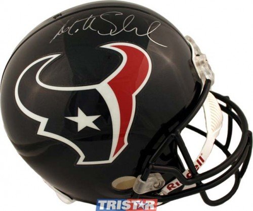 Matt Schaub Autographed/hand Signed Houston Texans Full Size Deluxe Replica Helmet