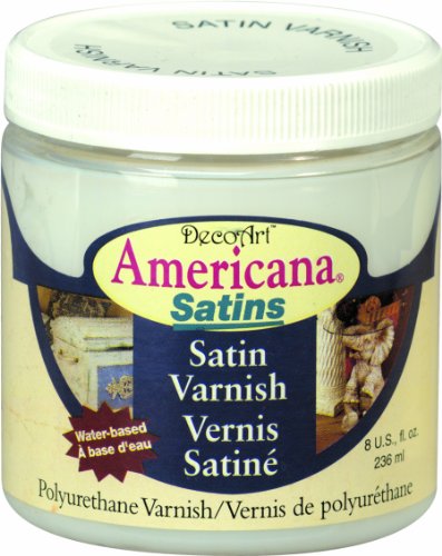 DecoArt DSA28-36 Americana Satin Enamels, 8-Ounce, Satin Varnish