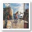Lirios y Balcon by Didier Lourenco 33.5"x33.125" Art Print Poster