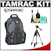Tamrac Adventure 9 Photo & Computer Backpack (Grey/Black) + Tripod + Accessory Kit for Canon Rebel XSi, XS, XTi, 40D, Nikon D40, D60, D80, D200, D300, D700, Olympus Evolt E-410, E-420, E-510, E-520, and Sony Alpha A200, A300, A350, A700 Digital SLR Cameras