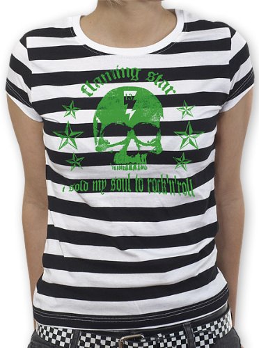 Cover image : FLAMING STAR: I SOLD MY SOUL TO ROCK'N ROLL - Girlie-Shirt Gr. S