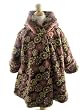 NWT Corky And Company Winter Brown and Pink Flowers and Lace Wrap Swing