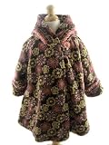 NWT Corky And Company Winter Brown and Pink Flowers and Lace Wrap Swing