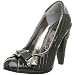 Naughty Monkey Women's Crocodile Rock Pump,Black,9.5 M