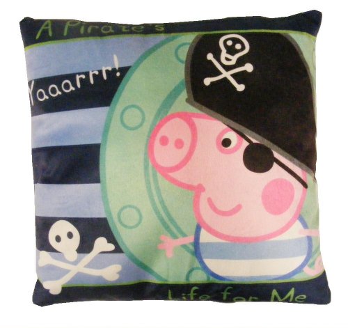 Character World Peppa George Pirate Printed Plush Cushion