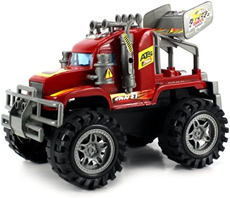 Xtreme T-Max Monster Children's Kid's Friction Toy Truck Ready To Run No Batteries Required (Colors May Vary)