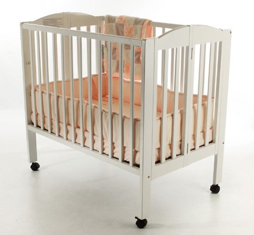 Dream on Me 3-in-1 Portable Folding Crib - White --