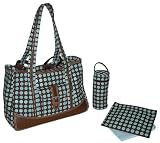 Weekender Diaper Bag in Heavenly Dots Chocolate