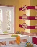 Brewster Ribbon Candy Red Dot Wall Pops, Set of 5 Stickers