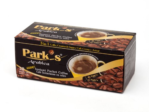 Park's Arabica, Gourmet Instant Coffee Mix, 20
