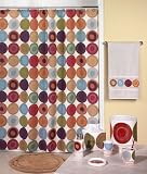 Dot Swirl - Fabric Shower Curtain Dot Swirl - Fabric Shower Curtain