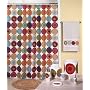 Dot Swirl - Fabric Shower Curtain