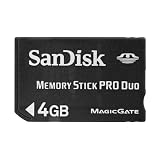 SanDisk 4 GB Memory Stick PRO Duo Flash Memory Card SDMSPD-4096-A11
