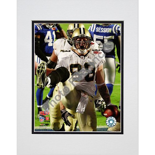 Photo File New Orleans Saints Super Bowl XLIV Jeremy Shockey Matted Photo