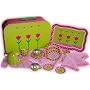 21 tlg. Set Picknick Koffer Metall Geschirr Spiel &hellip Kinderland