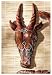 The Serengeti Wall Mask - Gazelle