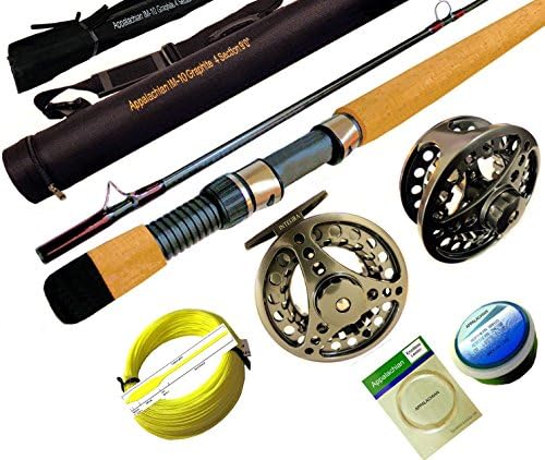 Rod Reel Bundle Size: 8-9 line wt. Includes: Rod, Reel, Extra Spool, Line, Leader, Backing, Tube & Bag - 8 Items by Appalachian