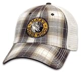 Mack's Prairie Wings Brown Plaid Fitted Ball Cap