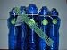 New Wave 1 Liter 6 Blue BPA Free Water Bottles
