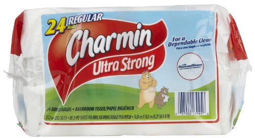 Charmin Ultra Strong Regular Ply White-24pk