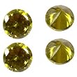4 Olive Green Round CZ Cubic Zirconia Gem Stone 4mm