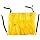 Continental 3175 Yellow Vinyl Huskee Caddy Bag