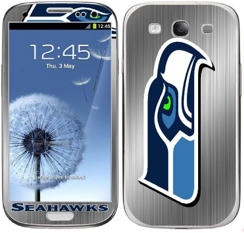 Samsung Galaxy S3 Seattle Seahawks Brushed Aluminum Look Decal Skins