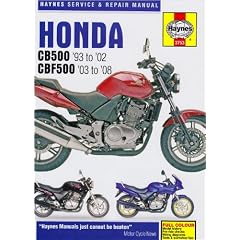 Honda CB500 and CBF500 Twins Service and Repair Manual: 1991 to 2008 (Haynes Service and Repair Manuals)