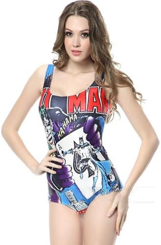 RoKo Batman Cartoon Print Swimsuit