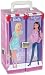 Klein - 2546 - Accessoire Poupée - Mallette Armoire Barbie pour Rangement des Vêtements