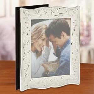 Lenox Fine Silver Opal Innocence Photo Album Holds One-Hundred Thirty Three Photos by LENOX FINE SILVER