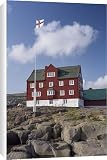 Canvas Prints of Skansapakkhusid, a former storage building now houses the offices of the Prime from Robert Harding