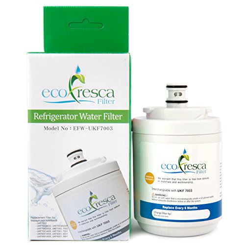 Maytag Jenn Air water filter replacement by ecofresca EFW-UKF70 is Compatible with Maytag / Jenn Air Refrigerator Water Filter model UKF-7003, UKF7003AXX, 7003AXXP, UKF7002AXX, 7002, UKF7001AXX, 7001, UKF6001AXX, 6001, UKF5001AXX, 5001 1 Pack