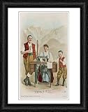 Framed Print of SEWING IN SWITZERLAND from Mary Evans